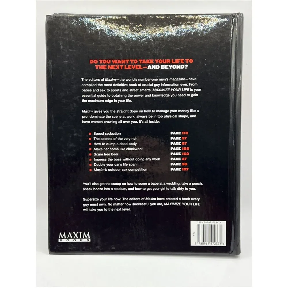 Maximize Your Life : How to Do Everything‎ Better by Maxim Editorial Staff...
